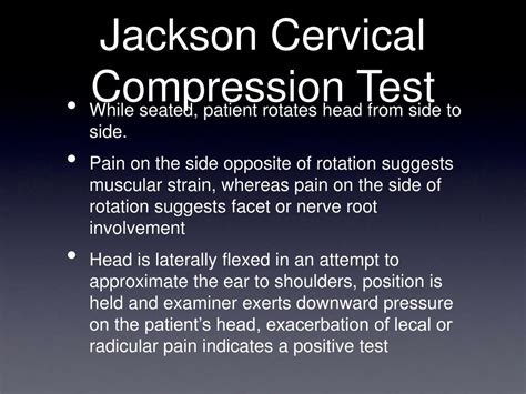 cervical compression test negative|jackson compression test vs spurling's.